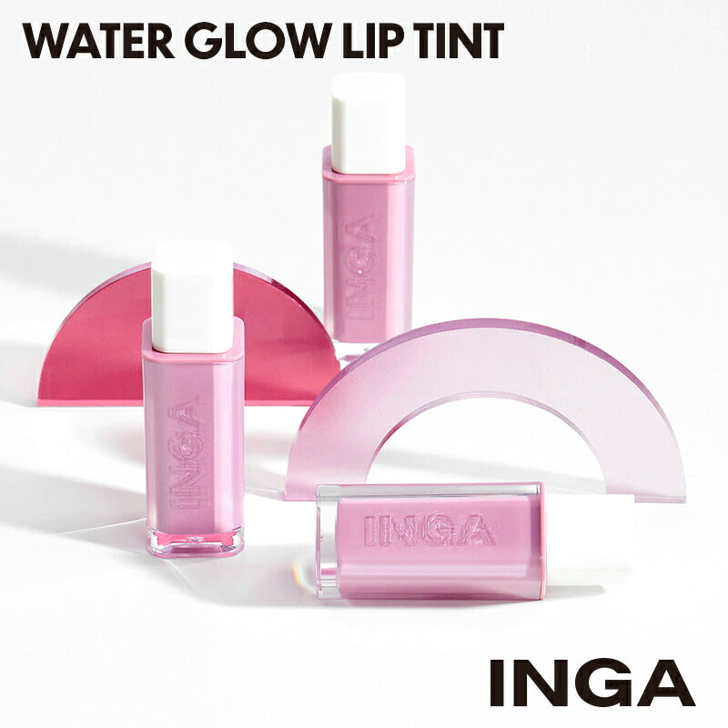 INGA ウォーターグローリップティント SPLASH ライラック うるおい ツヤ しっとり 透明感 化粧品 コスメ【国内発送】