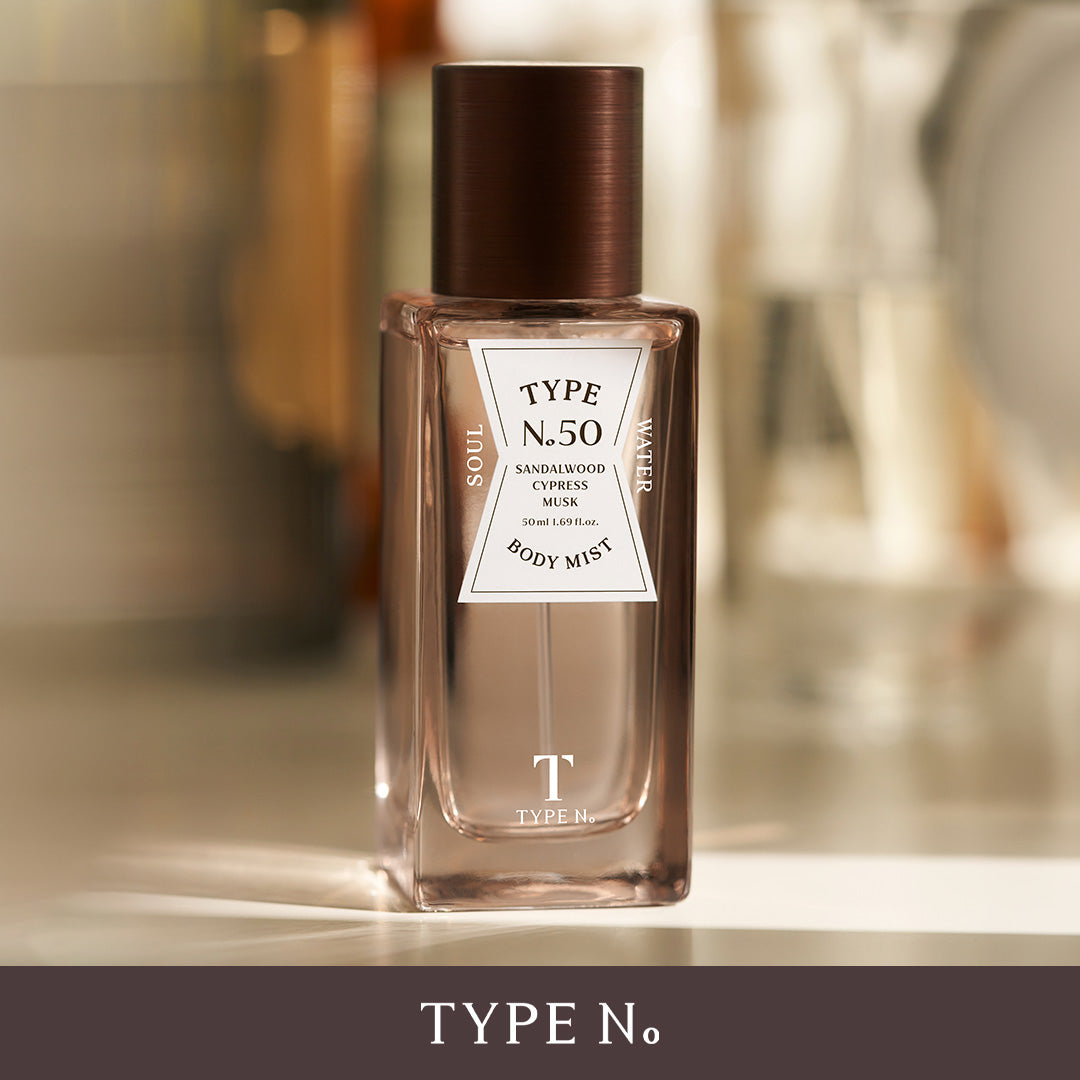 【 TYPE No 】 No.50 SOUL WATER ボディミスト 50ml タイプナンバー ソウル ウォーター 韓国コスメ クリオ サンダルウッド ムスク コスメ【国内発送】