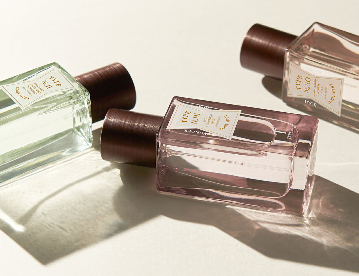 【  送料無料  】 【 TYPE No 】 No.50 SOUL WATER ボディミスト 50ml タイプナンバー ソウル ウォーター 韓国コスメ クリオ サンダルウッド ムスク コスメ【国内発送】